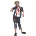 Afzichtelijk Zombie School Uniform Jongen Kostuum