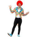 Pastel Ruitjes Circus Clown Jas Man