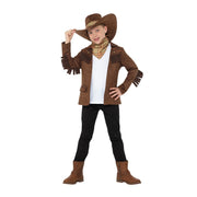 Op deze afbeelding zie je een Kostuums, van het merk Smiffy's. Sheriff Joshua Fast Gun Jongen Kostuum