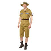 Op deze afbeelding zie je een Kostuums, van het merk Smiffy's. Wildbeheerder Safari Wildpark Tanzania Man Kostuum