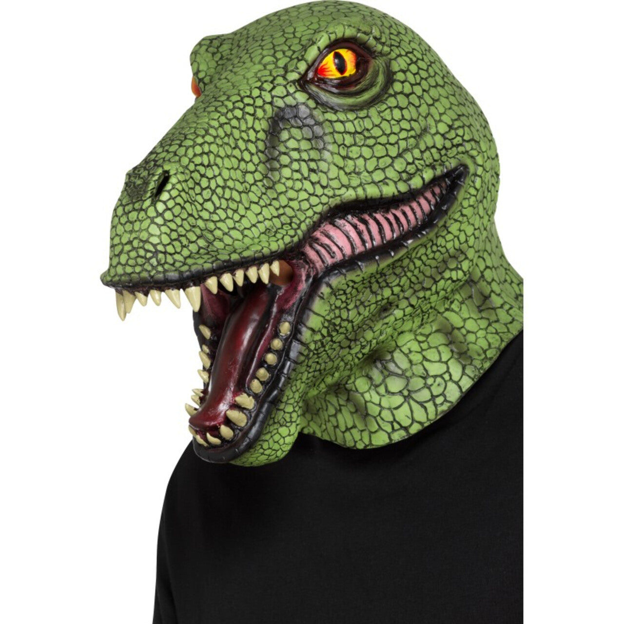Op deze afbeelding zie je een Accessoires, van het merk Smiffy's. Latex Masker Jurassic Dinosaurus
