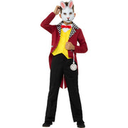 Op deze afbeelding zie je een Kostuums, van het merk Smiffy's. Het Witte Konijn Uit Alice In Wonderland Kind Kostuum