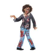 Op deze afbeelding zie je een Kostuums, van het merk Smiffy's. Vers Uit De Rottende Grond Zombie Kind Kostuum
