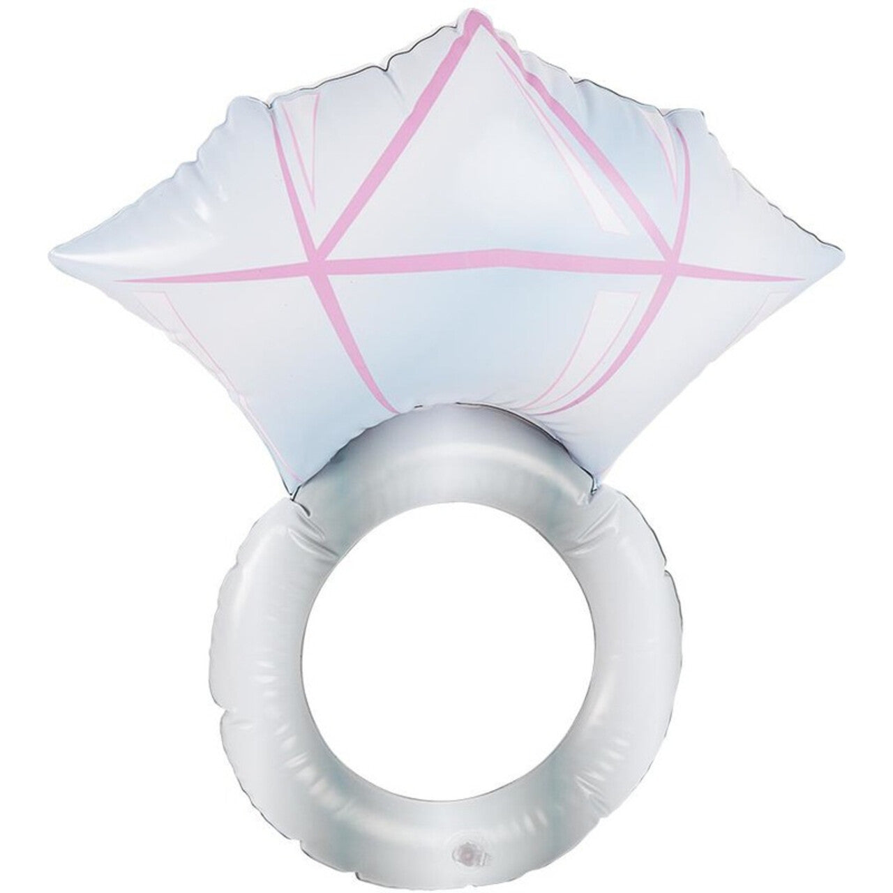 Op deze afbeelding zie je een Decoratie, van het merk Smiffy's. Opblaasbare Ring Diamant