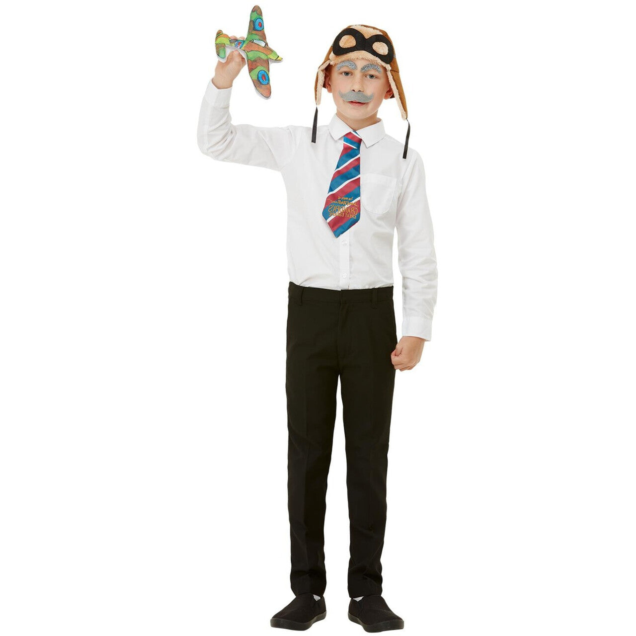 Op deze afbeelding zie je een Accessoires, van het merk Smiffy's. David Walliams Grandpas Great Escape Opa Vlucht Set Vijfdelig