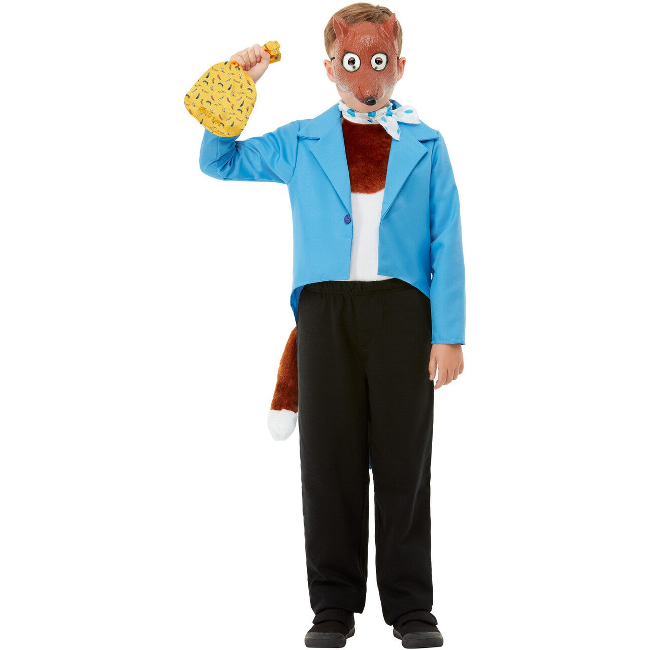Op deze afbeelding zie je een Accessoires, van het merk Smiffy's. Roald Dahl Fantastic Mr Fox Fantastische Meneer Vos Set Vierdelig