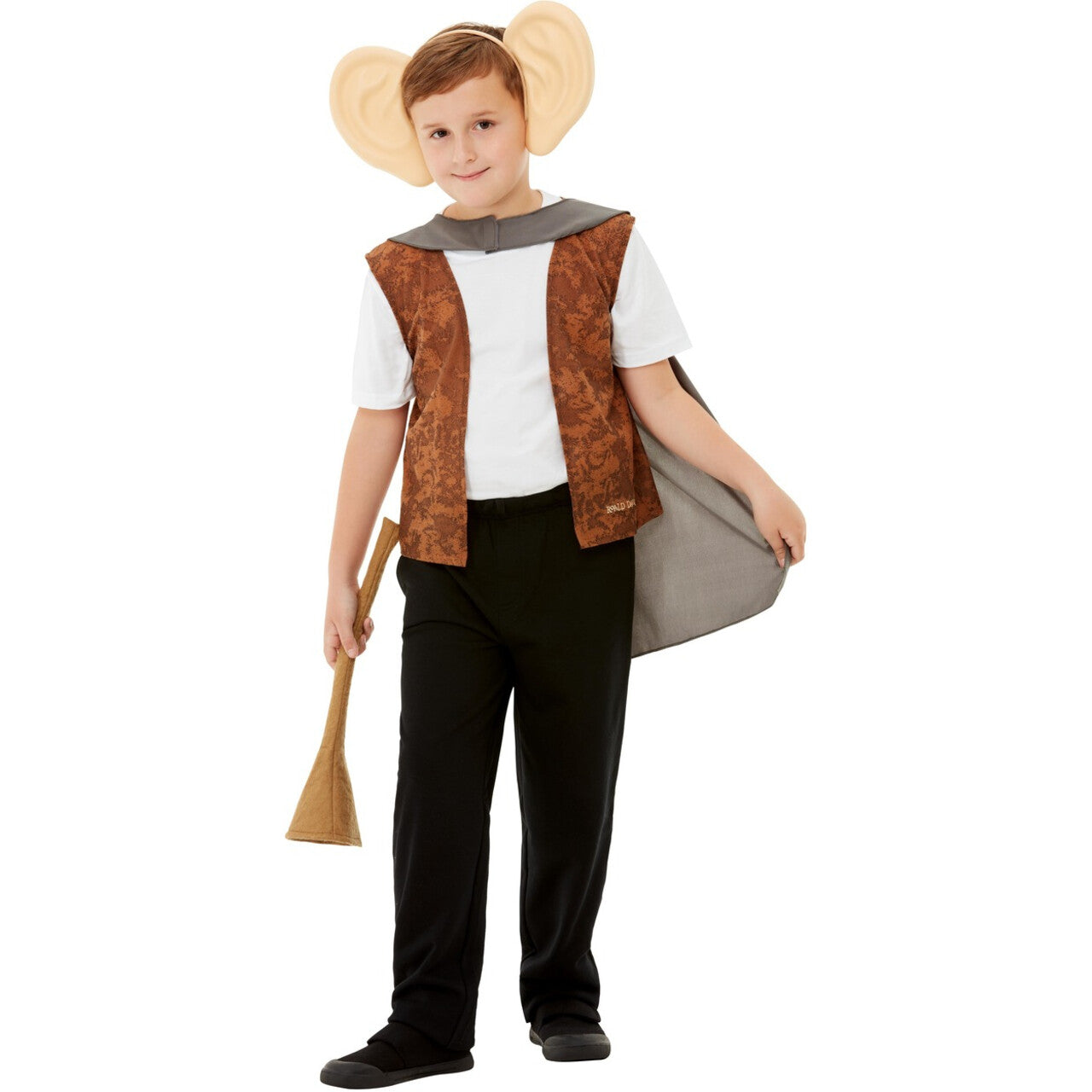 Op deze afbeelding zie je een Kostuums, van het merk Smiffy's. De Gvr Roald Dahl Bfg Set Vierdelig Jongen