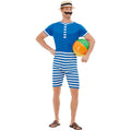 Badpak Jaren 20 Noordzeestrand Man Kostuum