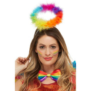 Op deze afbeelding zie je een Accessoires, van het merk Smiffy's. Feestelijk Festival Aureool Regenboog