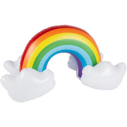 Op deze afbeelding zie je een Decoratie, van het merk Smiffy's. Opblaasbare Regenboog In De Wolken