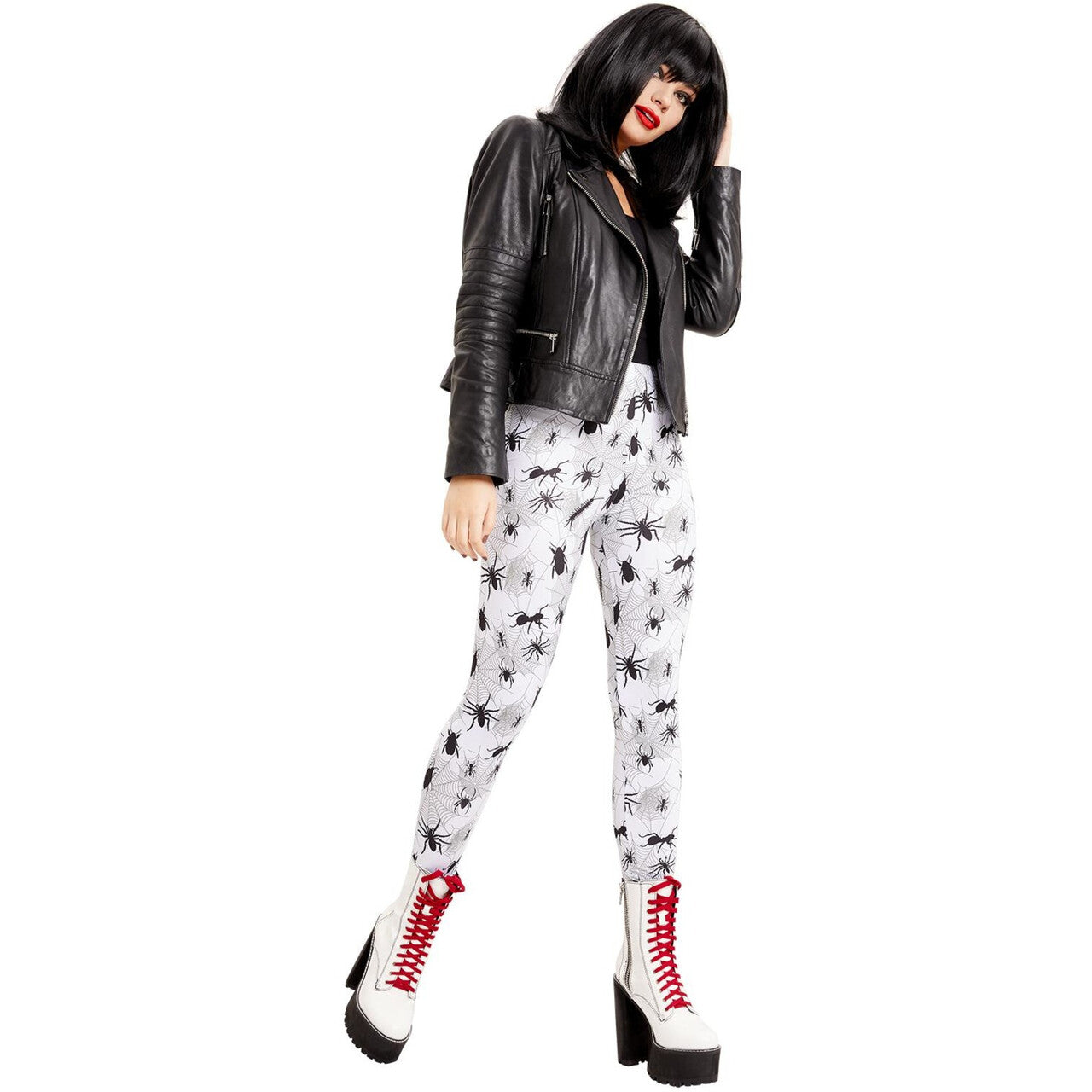 Op deze afbeelding zie je een Kostuums, van het merk Smiffy's. Legging Vol Spinnen, Mieren En Ander Ongedierte Vrouw