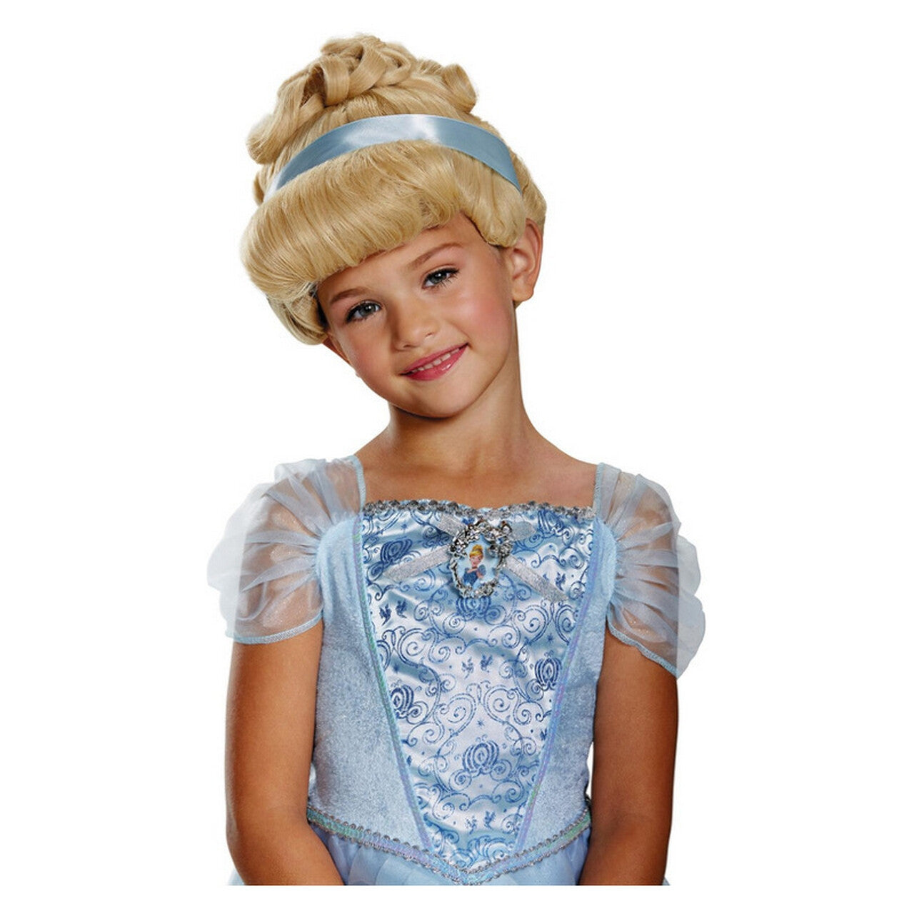 Op deze afbeelding zie je een Accessoires, van het merk Smiffy's. Disney Assepoester Pruik Kind