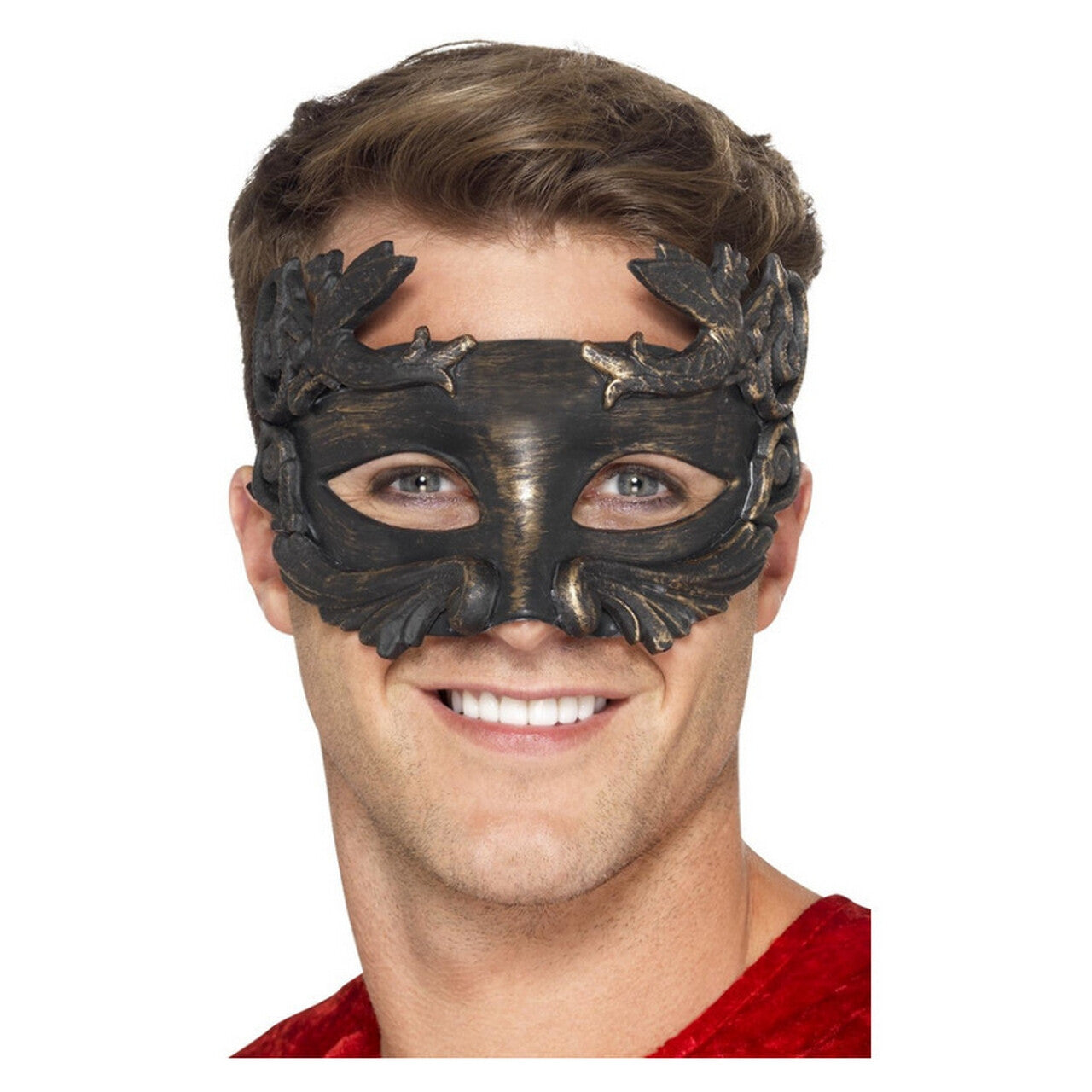 Op deze afbeelding zie je een Accessoires, van het merk Smiffy's. Warrior God Strijder Masker