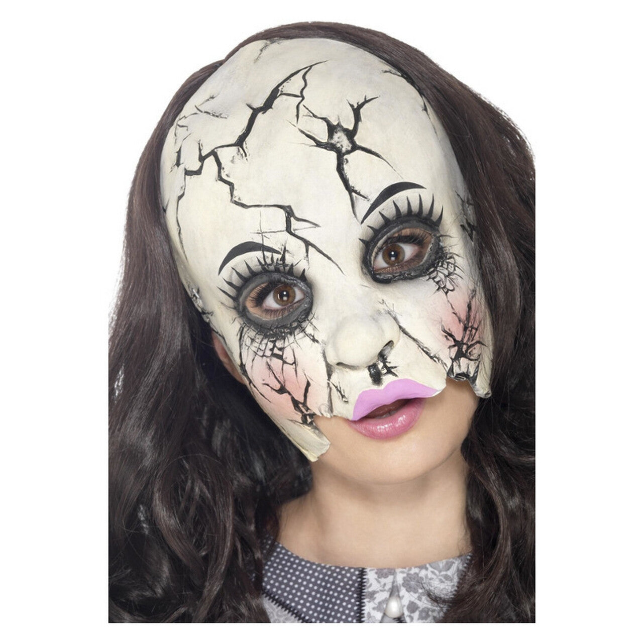 Op deze afbeelding zie je een Accessoires, van het merk Smiffy's. Op Haar Hoofd Gevallen Pop Masker