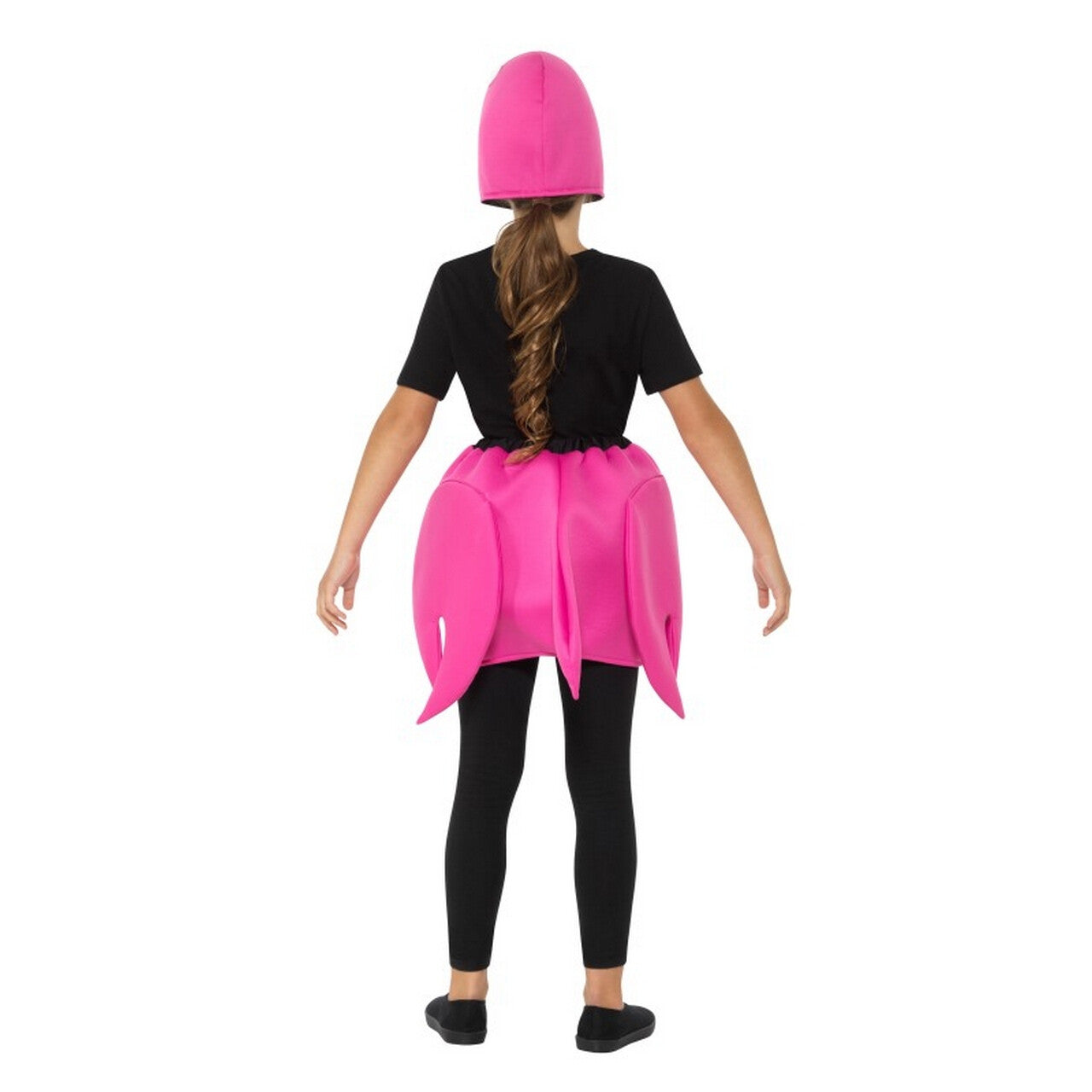 Op deze afbeelding zie je een Kostuums, van het merk Smiffy's. Roze Flamingo Lijf Kind Kind Kostuum