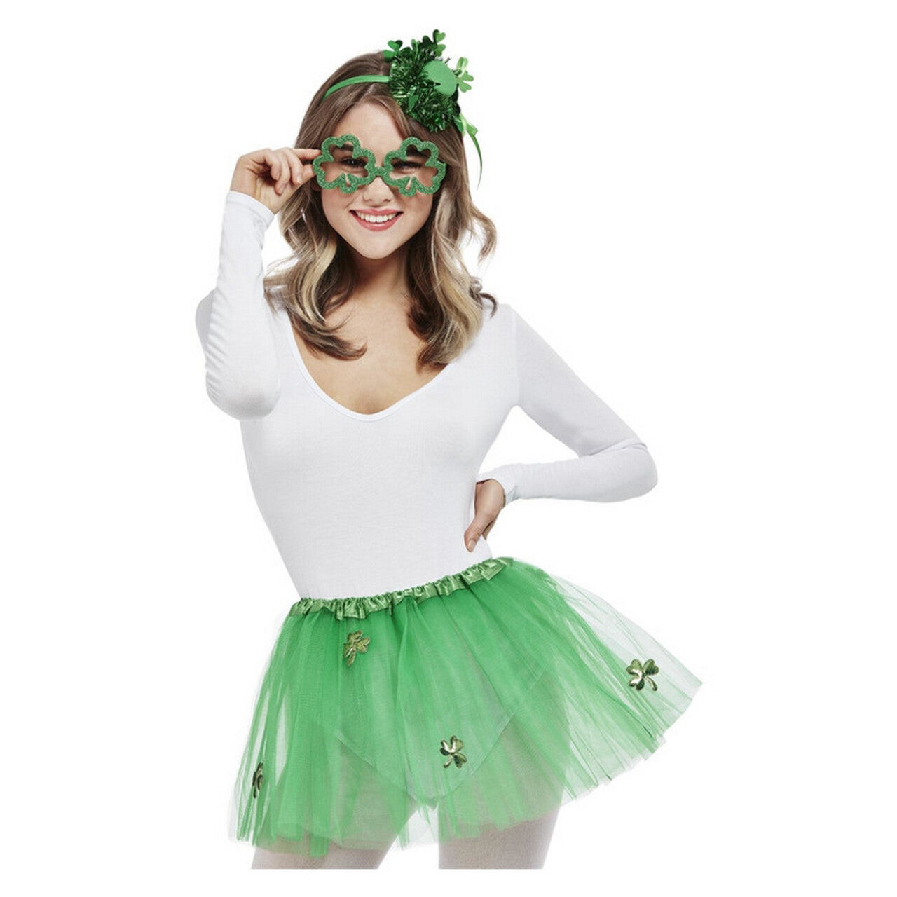 Op deze afbeelding zie je een Accessoires, van het merk Smiffy's. Paddys Day Party Set Lucky Charm