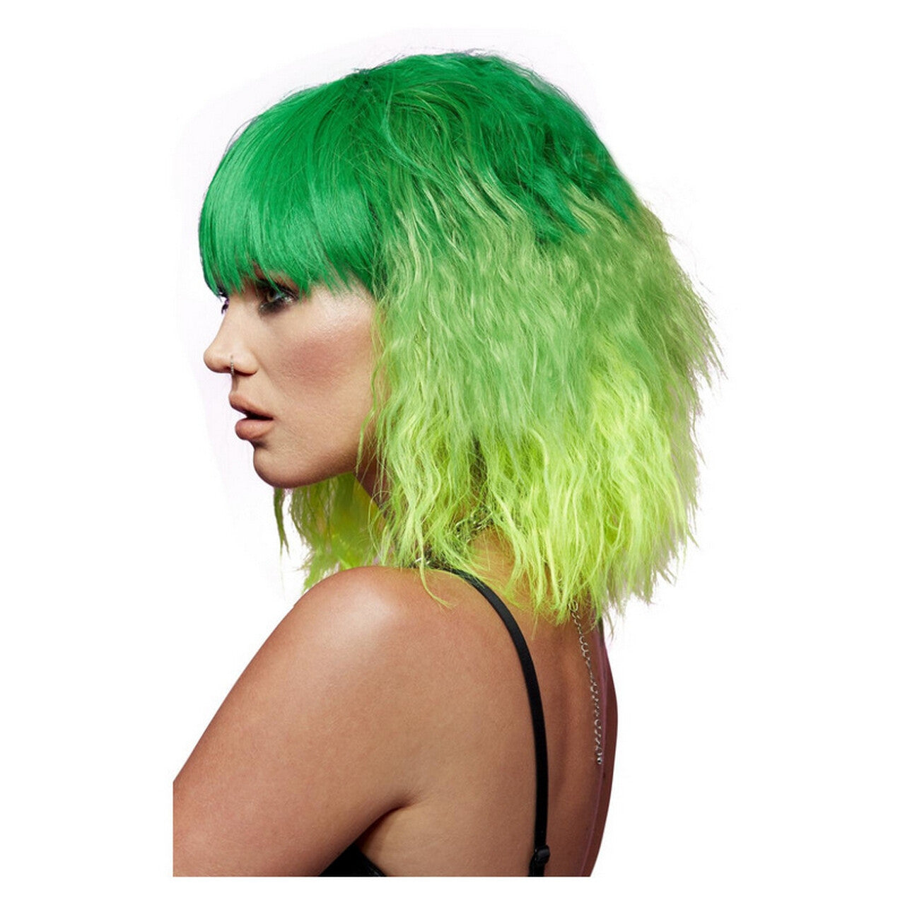 Op deze afbeelding zie je een Accessoires, van het merk Smiffy's. Venus Envy Groen Pruik