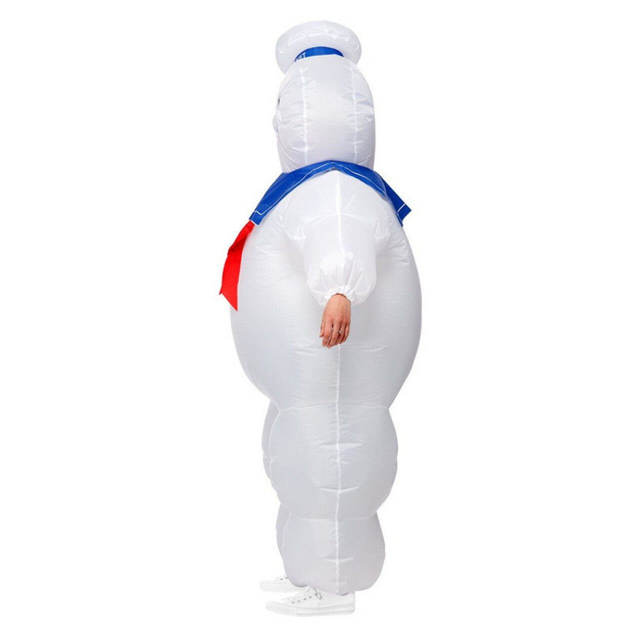 Op deze afbeelding zie je een Kostuums, van het merk Smiffy's. Ghostbusters Inflatable Stay Puft Michelin Mannetje Kostuum