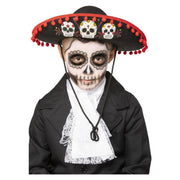 Op deze afbeelding zie je een Accessoires, van het merk Smiffy's. Day Of The Dead Sombrero Manuel Kind