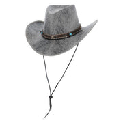 Op deze afbeelding zie je een Accessoires, van het merk Smiffy's. Grijze Rodeo Hoed Cowboy