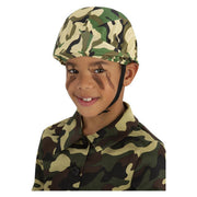 Op deze afbeelding zie je een Accessoires, van het merk Smiffy's. Leger Helm Camouflage Kind