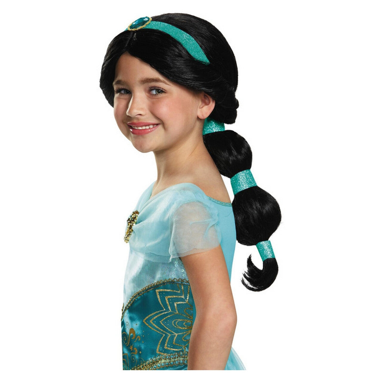 Op deze afbeelding zie je een Accessoires, van het merk Smiffy's. Disney Aladdin Jasmine Pruik