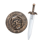 Op deze afbeelding zie je een Accessoires, van het merk Smiffy's. Gladiator Lion Warrior Schild Met Zwaard