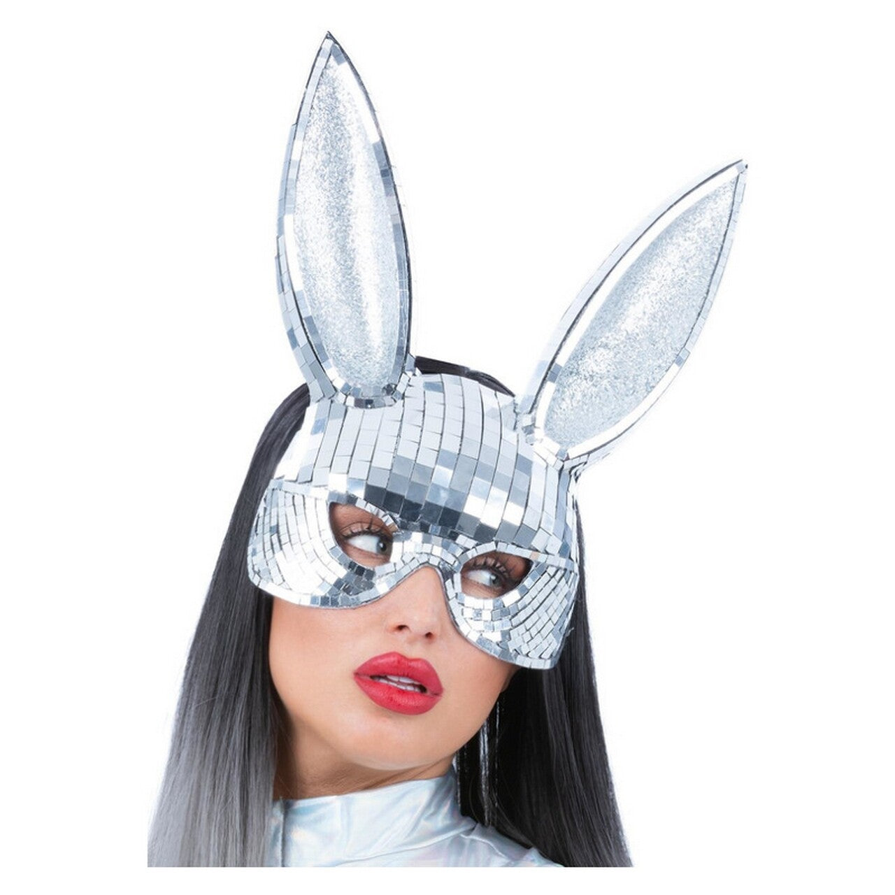 Op deze afbeelding zie je een Accessoires, van het merk Smiffy's. Disco Bunny Masker