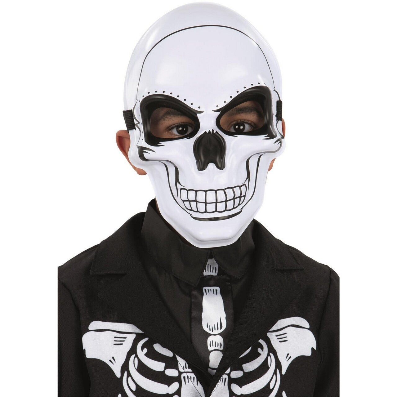Op deze afbeelding zie je een Accessoires, van het merk Smiffy's. Vrolijk Skelet Masker Kind