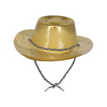 Gouden Metallic Cowboy Hoed