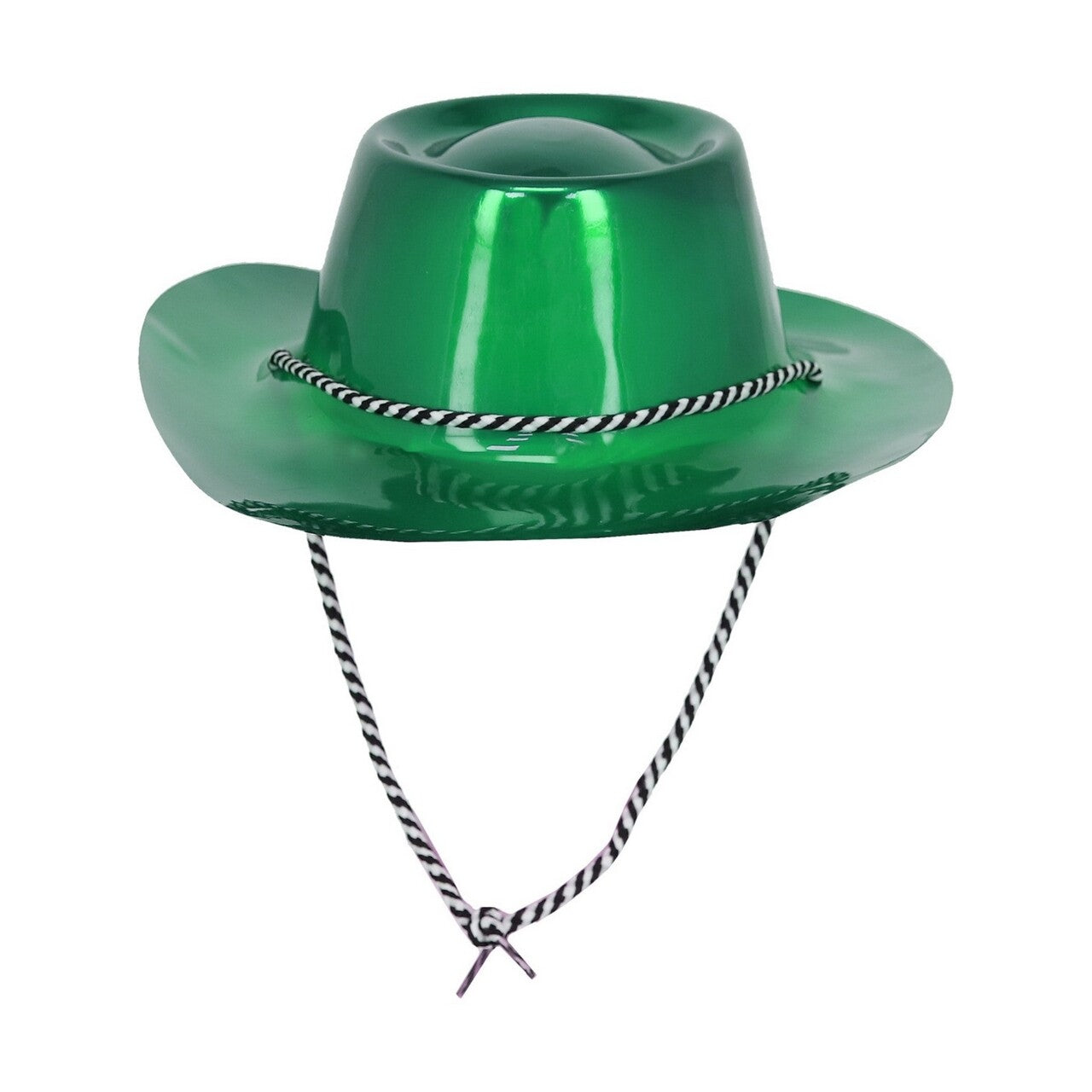 Op deze afbeelding zie je een Accessoires, van het merk Smiffy's. Groene Metallic Cowboy Hoed