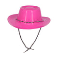 Roze Metallic Cowboy Hoed