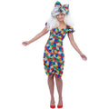 Rubiks Cube 80s Vrouw Kostuum