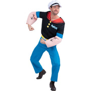 Op deze afbeelding zie je een Kostuums, van het merk Smiffy's. Popeye Spinaziesterk Man Kostuum