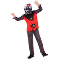 Griezelige Nar Met Twee Gezichten Jongen Kostuum