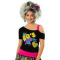 80s Off The Shoulder Shirt Vrouw