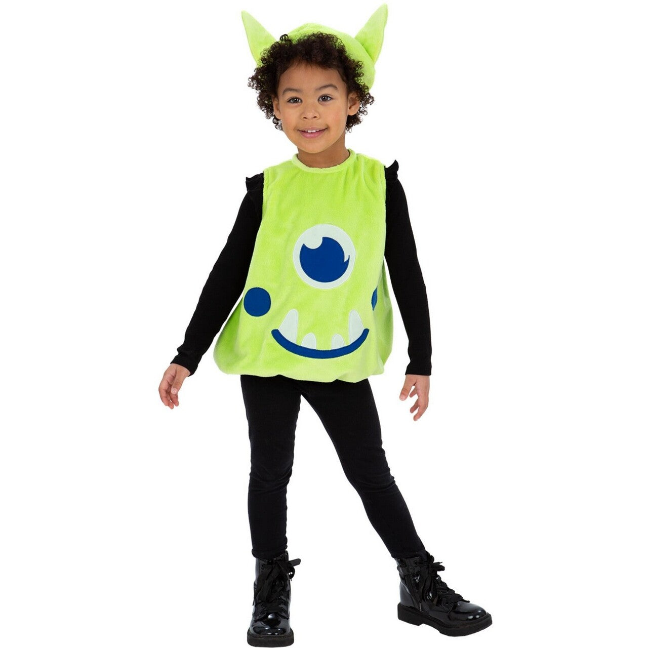 Op deze afbeelding zie je een Kostuums, van het merk Smiffy's. Buitenaards Schattige Alien Kind Kostuum