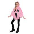 Roze Scream Poncho Kind Meisje