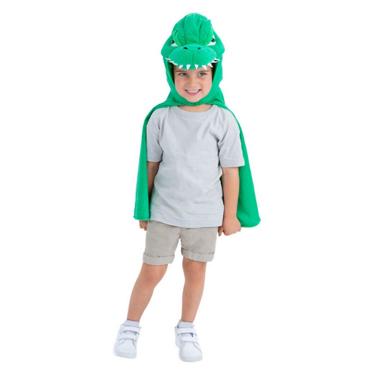 Op deze afbeelding zie je een Kostuums, van het merk Smiffy's. Tino De Dino Cape Kind