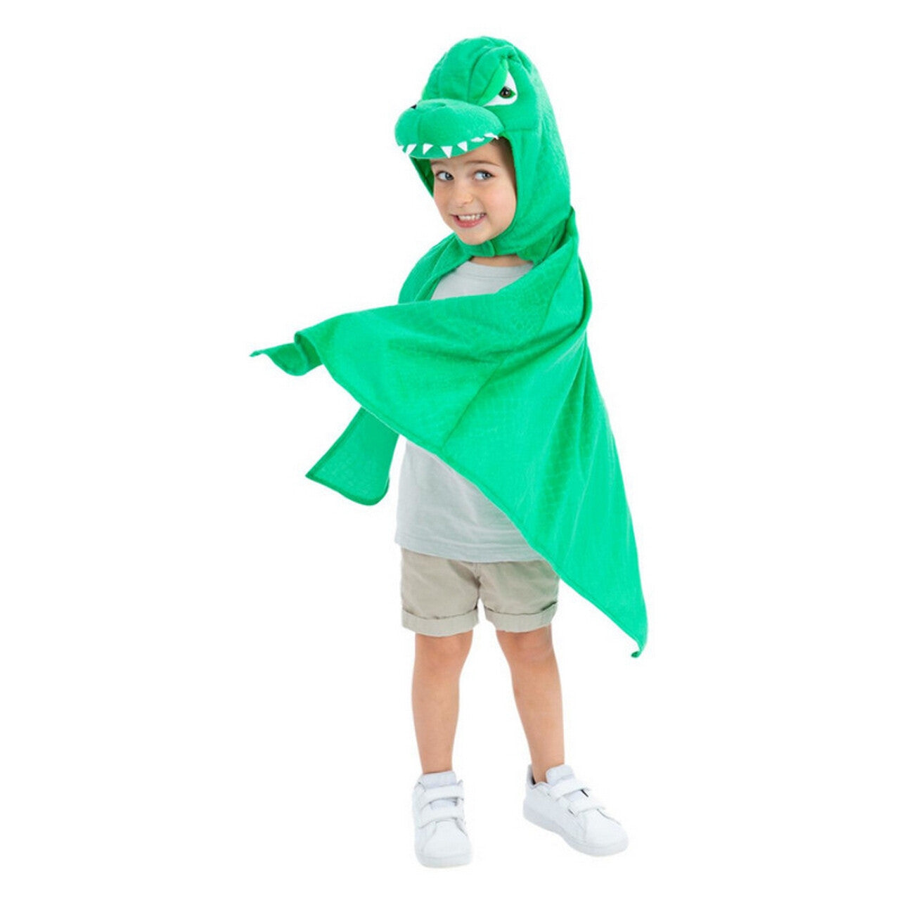 Op deze afbeelding zie je een Kostuums, van het merk Smiffy's. Tino De Dino Cape Kind