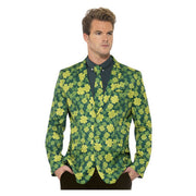 Op deze afbeelding zie je een Kostuums, van het merk Smiffy's. Lucky Lucas Groen Jas Man