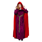 Op deze afbeelding zie je een Kostuums, van het merk Smiffy's. Luxe Rode Cape Mantel Adelijne Vrouw