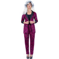 Fout 80s Pink Zebra Suit Vrouw Kostuum