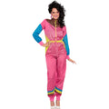 Lekker Fout 80s Panter Apres Ski Pak Roze Vrouw