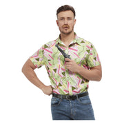 Op deze afbeelding zie je een Kostuums, van het merk Smiffy's. 80s Fout Hemd Geometrisch Man