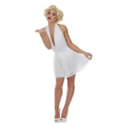 Op deze afbeelding zie je een Kostuums, van het merk Smiffy's. Marilyn Monroe Sexy Jurk Vrouw