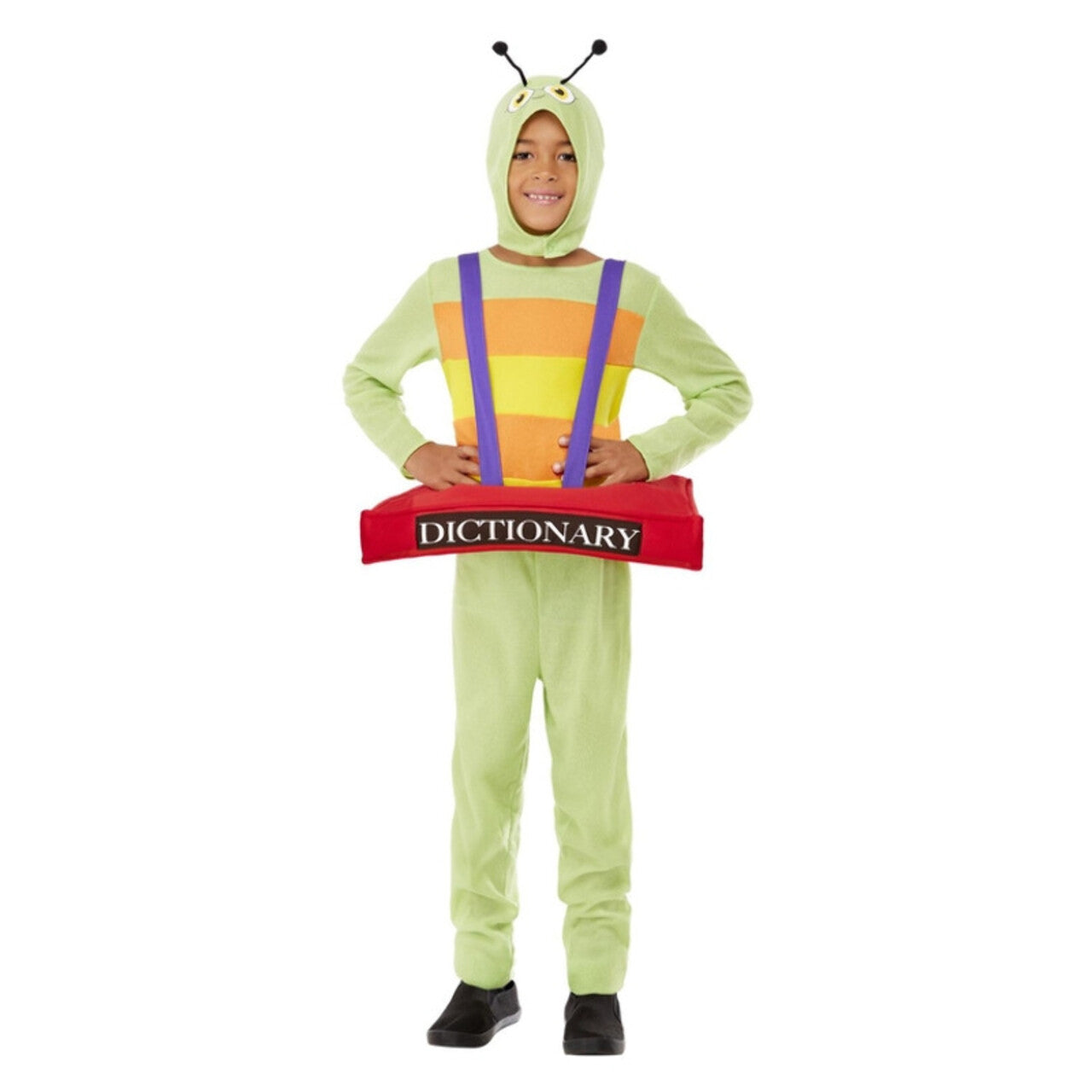 Op deze afbeelding zie je een Kostuums, van het merk Smiffy's. Boekenwurm Kostuum Kind