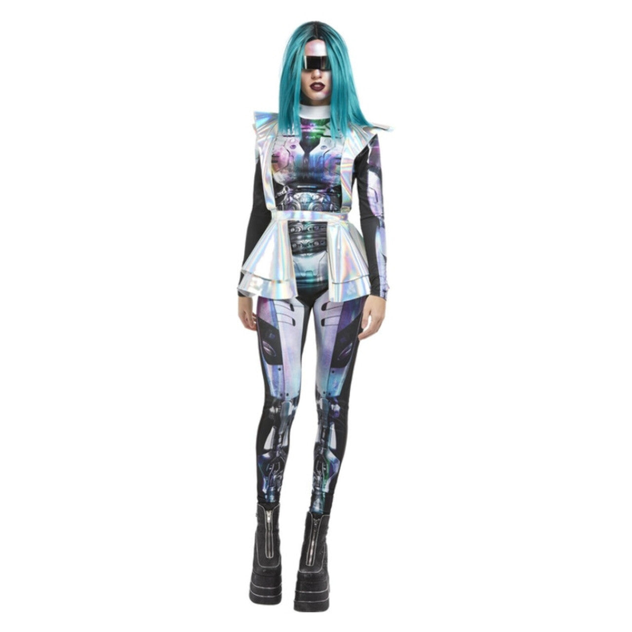 Op deze afbeelding zie je een Kostuums, van het merk Smiffy's. Mars Astronaut Vrouw Kostuum