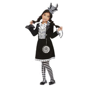 Op deze afbeelding zie je een Kostuums, van het merk Smiffy's. Mini Mad Hatter Meisje Kostuum