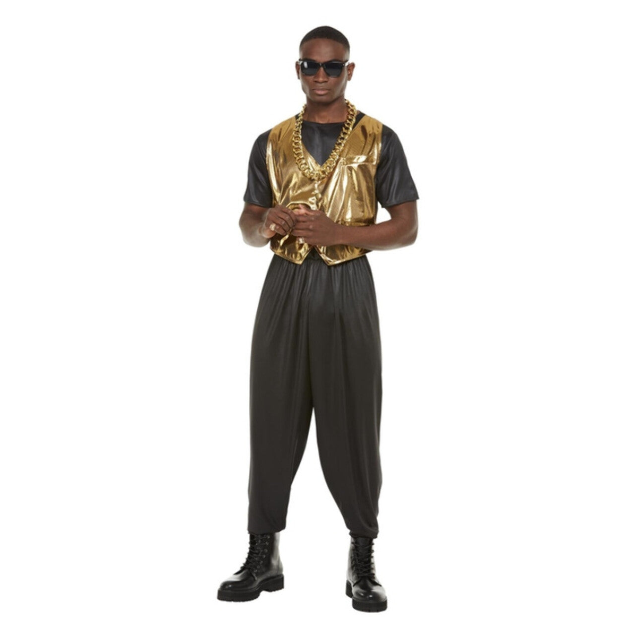 Op deze afbeelding zie je een Kostuums, van het merk Smiffy's. 80s Hammer Time Rapper Man Kostuum